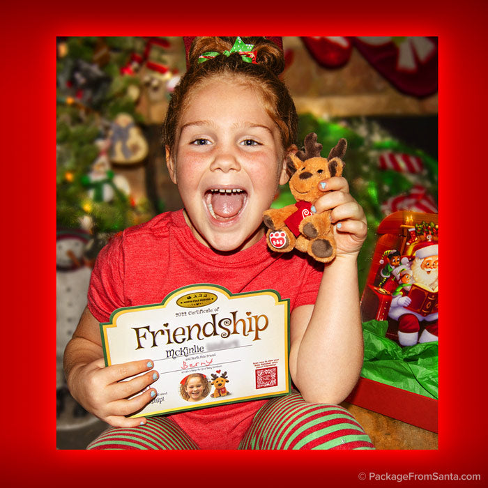 Baby Reindeer Plush w/ Certificate of Friendship*