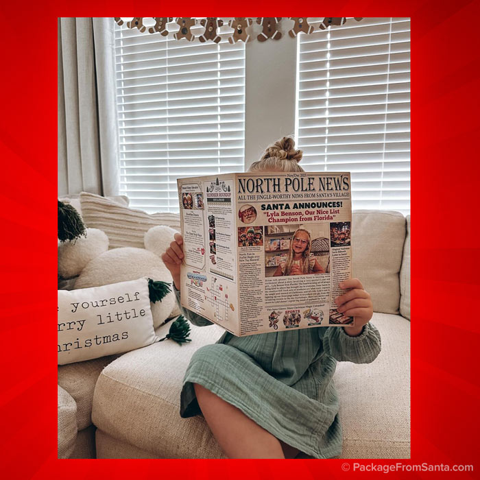 2025 Personalized North Pole News Paper (Personalized) *