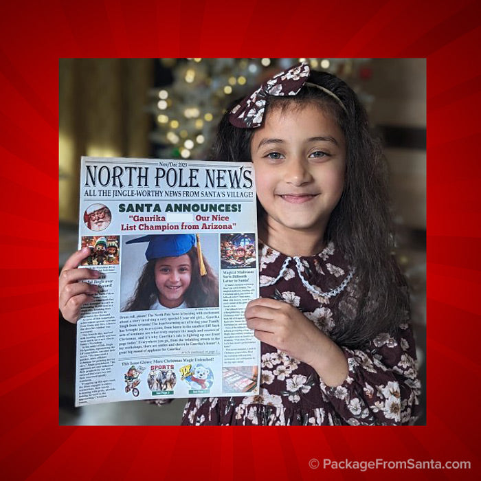2025 Personalized North Pole News Paper (Personalized) *