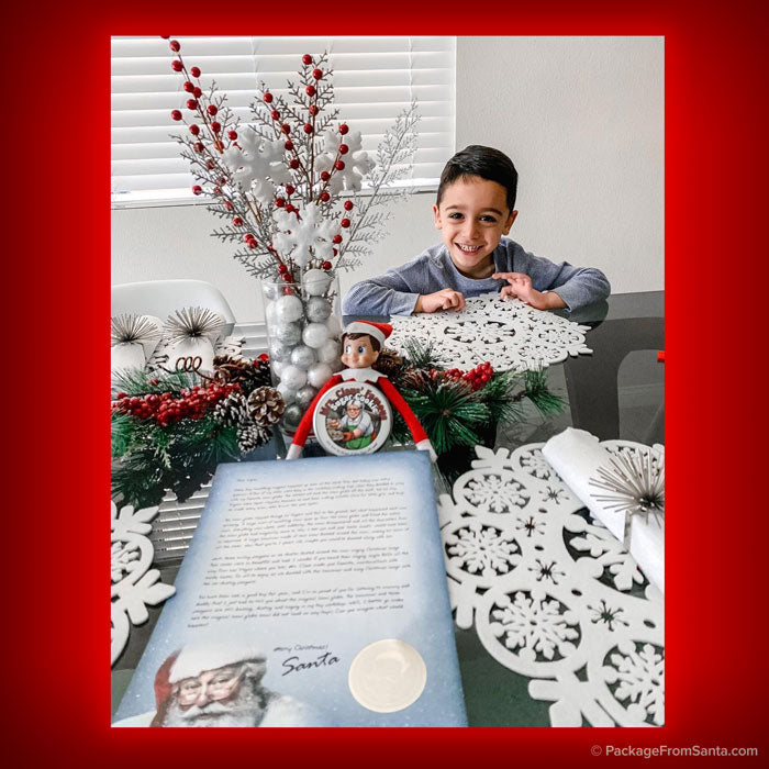 Letters from Santa Personalized for your child from Package From Santa®
