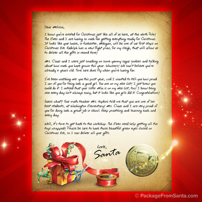 BRONZE Package From Santa® - 2025 Edition