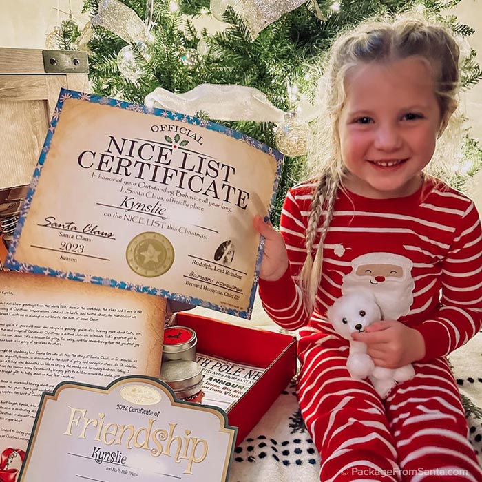 2025 Personalized Nice List Certificate w/ Gold Foil Seal
