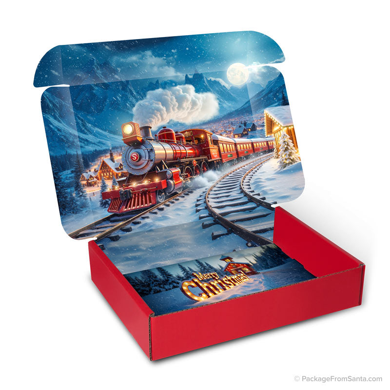 Keepsake Box with Custom Artwork - Train