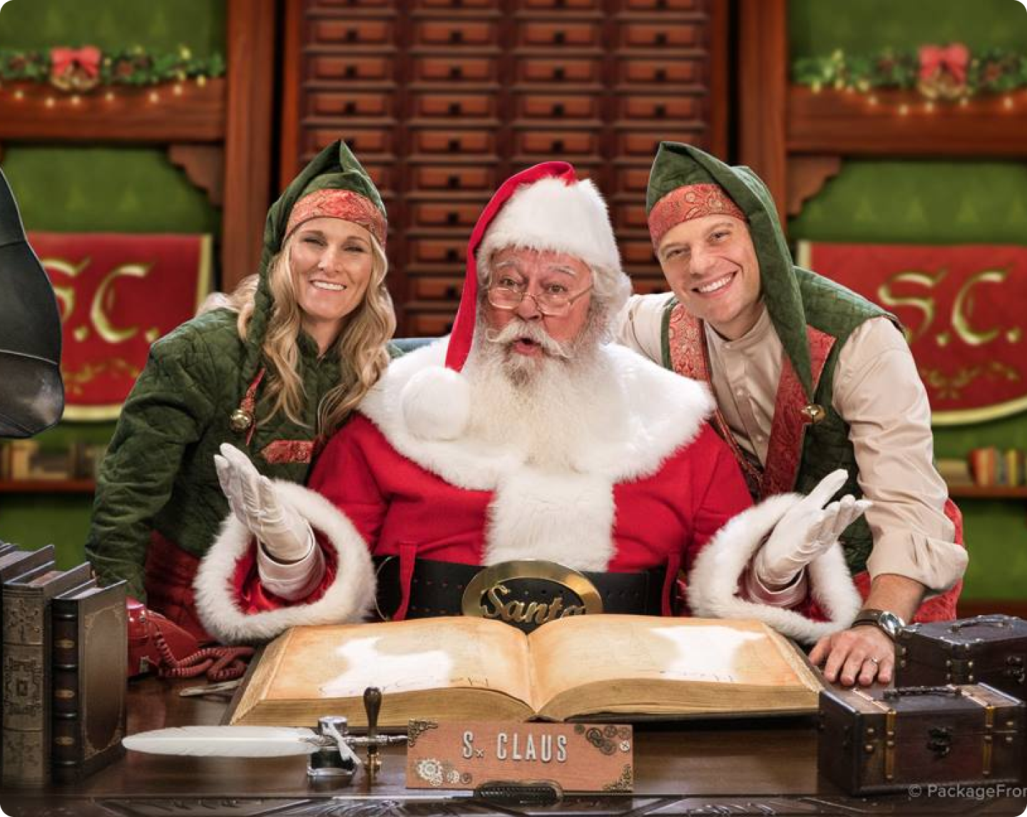 Dale & Carey - the founders and creators of Package From Santa® and Letters From Santa!