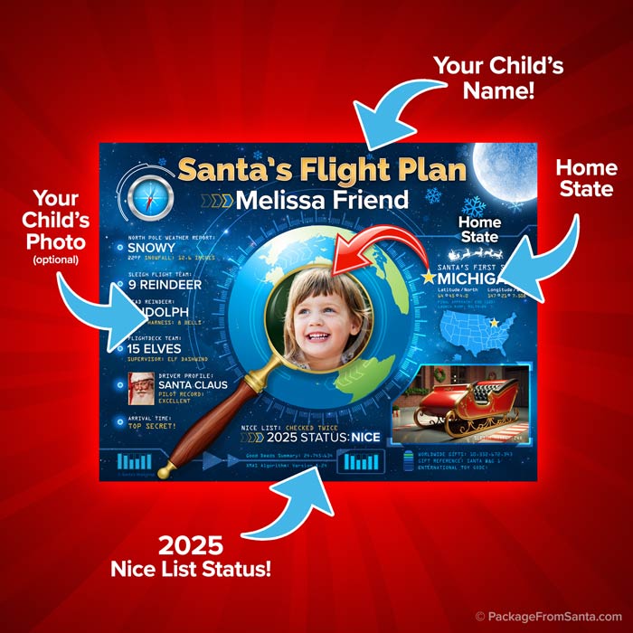 Santa's Personalized Flight Plan - 2025