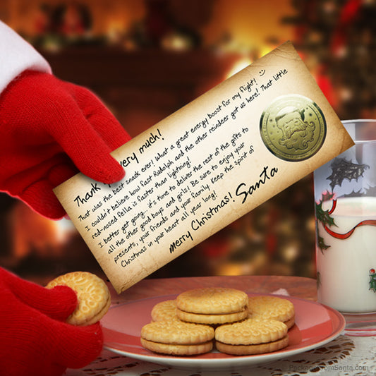 Authentic Thank You Note from Santa Claus-Package From Santa®