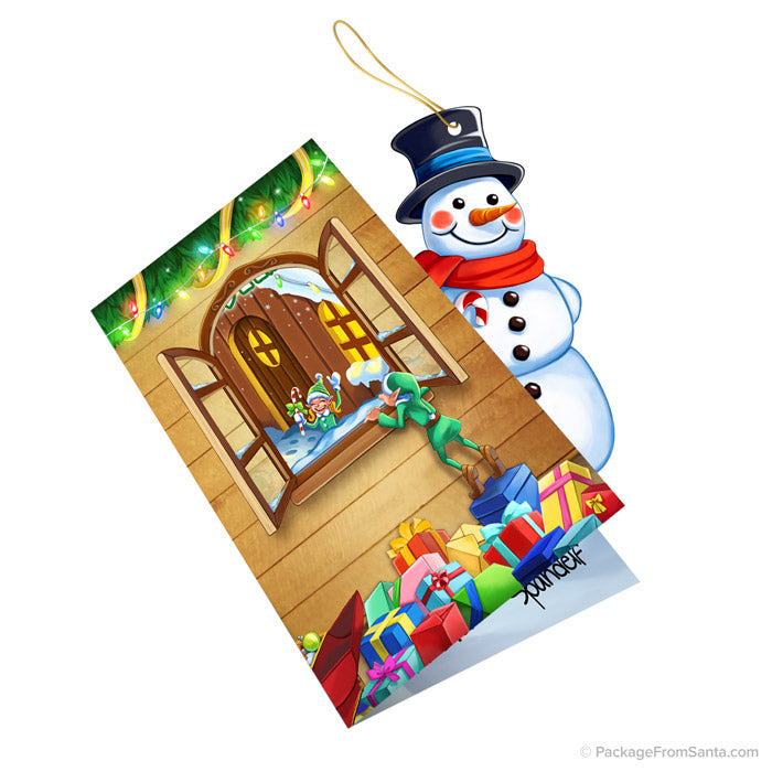 Signed Christmas card from Elves *