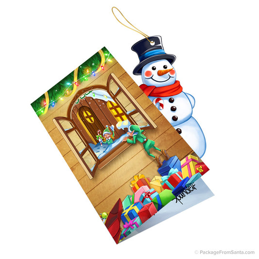 Signed Christmas card from Elves-Package From Santa®