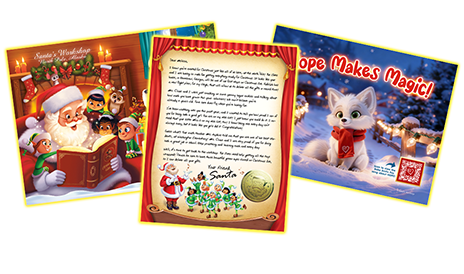 Silver Package From Santa® with Personalized Letter From Santa-Package From Santa®
