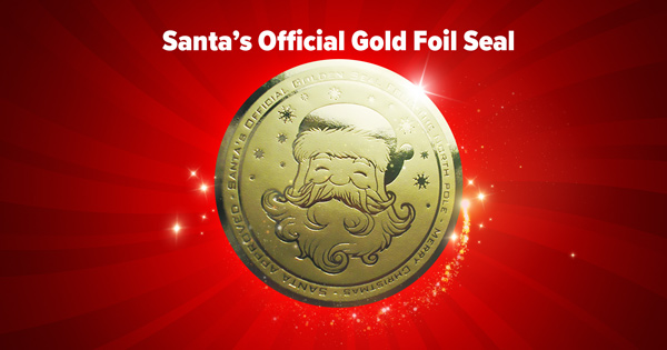 gold foil seal