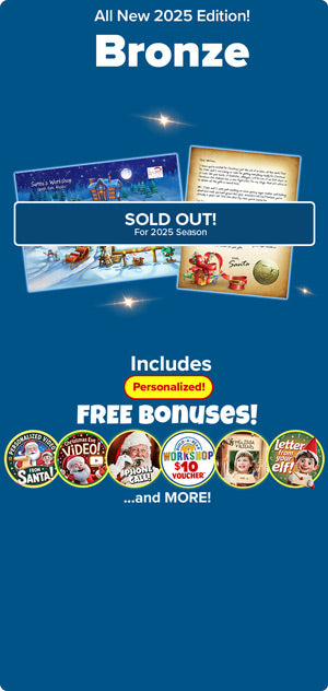 Bronze Package From Santa® - with Personalized Letter from Santa-Package From Santa®
