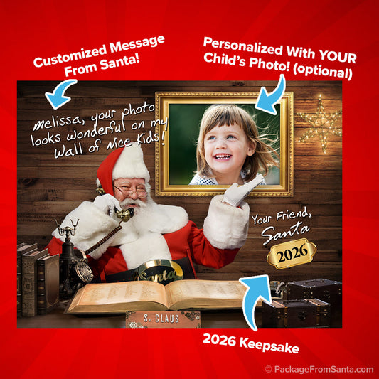 2026 Personalized Santa Photo-Package From Santa®