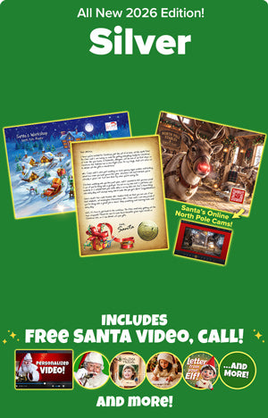 2026 Silver Package From Santa® with Personalized Letter From Santa with Bonuses-Package From Santa®