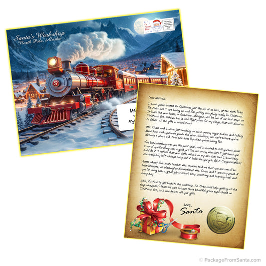 2026 BRONZE Package From Santa® with personalized Letters from Santa!-Package From Santa®