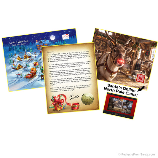 2026 Silver Package From Santa® with Personalized Letters from Santa!-Package From Santa®