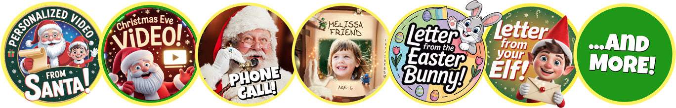 Free Bonus gifts with every letter from Santa!