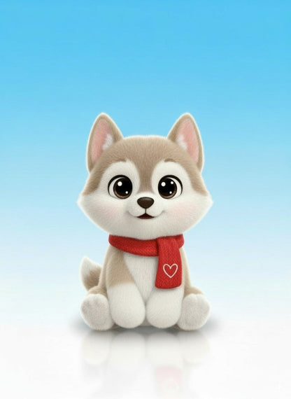 Baby Arctic Fox Illustration & Online Story