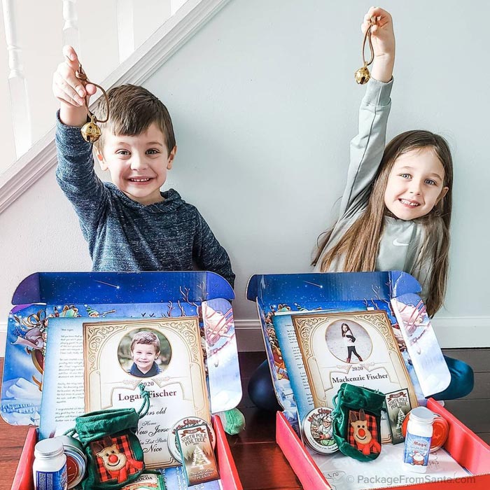 Rudolph's Sleigh Bell with Velvet Pouch