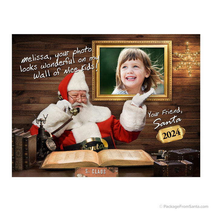 Personalized Santa Photo Magical Christmas Keepsake Package From Santa