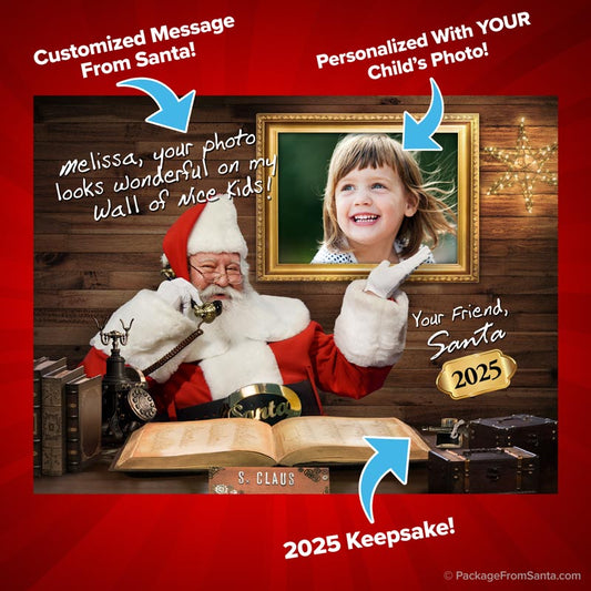 Personalized Santa Photo - 2025-Package From Santa®