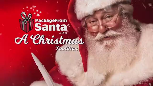 Customer testimonial video: children opening personalized Package From Santa® letters — "We Believe in the Magic of Santa"