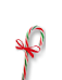 Elf Candy Cane with Red Bow