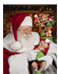 Glossy 8 1/2 X 11 Autographed Santa Claus Photo